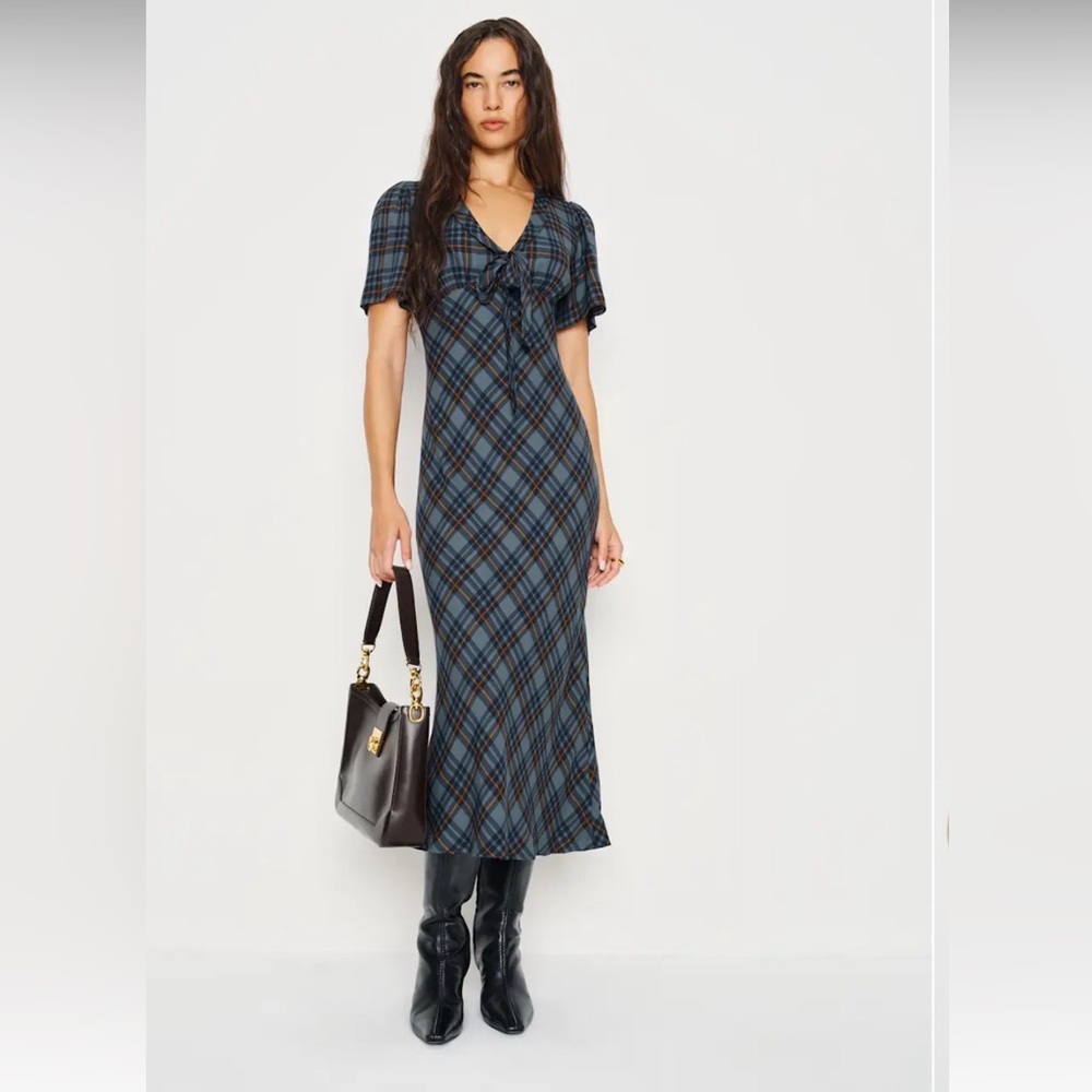 NWT Reformation Tyra Midi Dress size 8